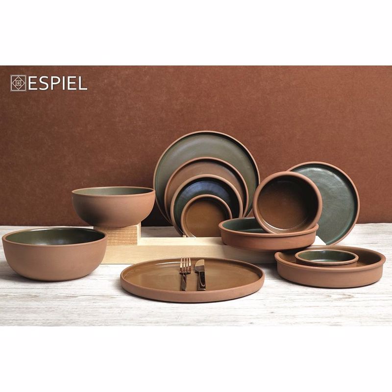Piato Rixo AIDA Stoneware Prasino Step/Nordic F21x2.5cm HEV108K6 Espiel