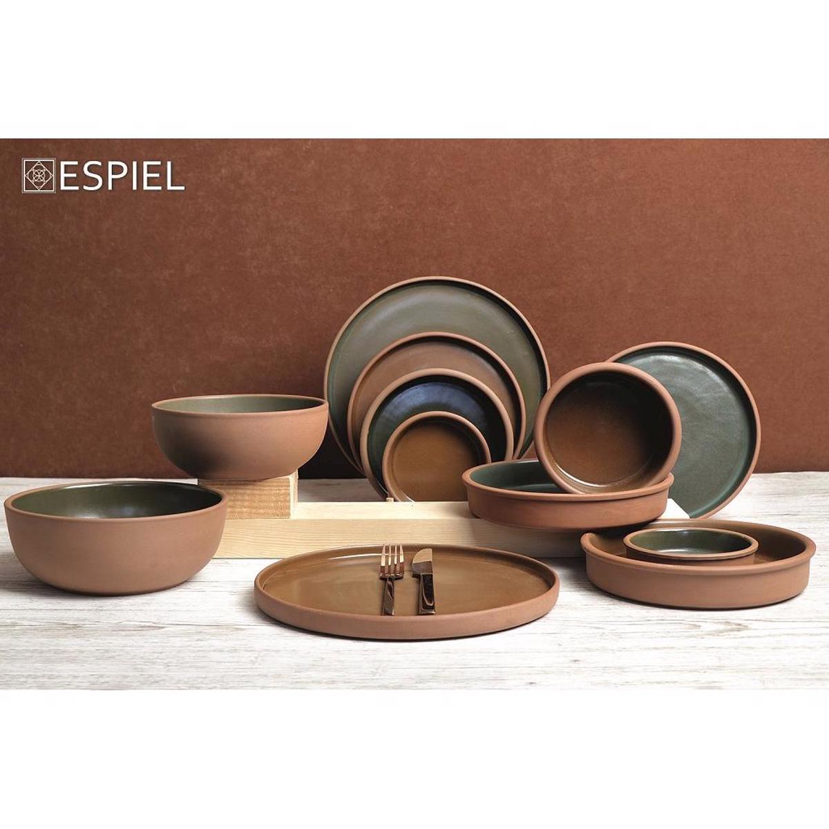 Bol Koup AIDA Stoneware Prasino F21x8cm HEV102K6 Espiel