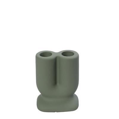 Κηροπήγιο Κεραμικό Πράσινο 8x6x10.5cm KLA303K4 Espiel