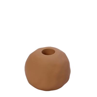 Κηροπήγιο Κεραμικό Σκούρο Πορτοκαλί Φ7.8x6.3cm KLA319K6 Espiel