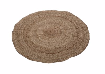 Χαλί Στρογγυλό από Seagrass Φυσικό Φ60x1cm KUF117 Espiel