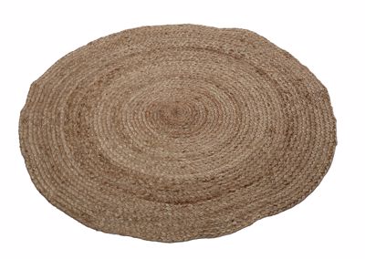 Χαλί Στρογγυλό από Seagrass Φυσικό Φ90x1cm KUF118 Espiel