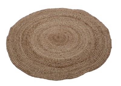 Χαλί Στρογγυλό από Seagrass Φυσικό Φ90x1cm KUF118 Espiel