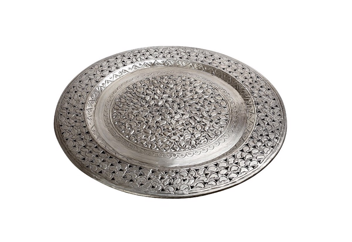 Diakosmitikos Diskos Alouminiou Asimi me Anagufo Sxedio 40cm LAK507 Espiel