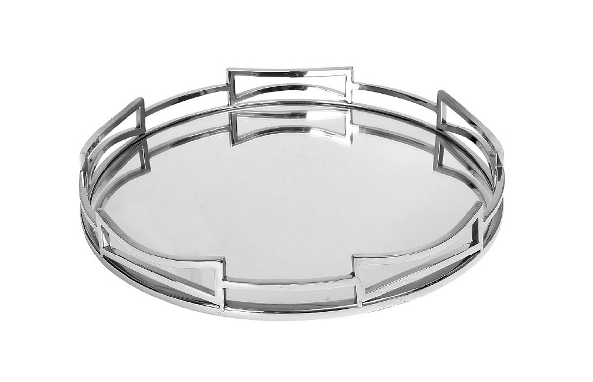 Diskos Strongulos Metallikos Asimi me Kathrepti 38X38cm MR19210 Espiel