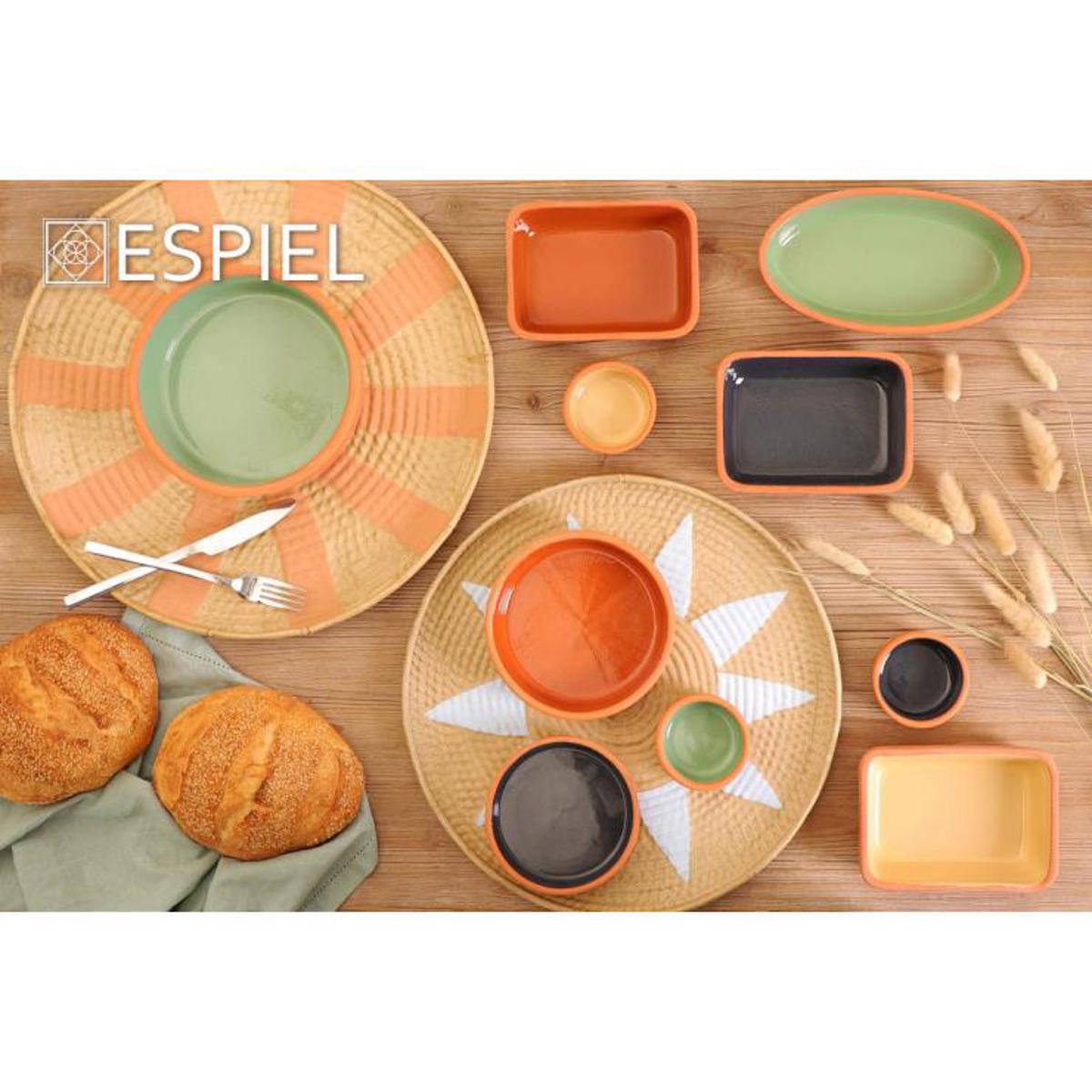 Purimaxo Rixo Bol apo Terracotta Ggri F23x4cm NAK132K10-1 Espiel