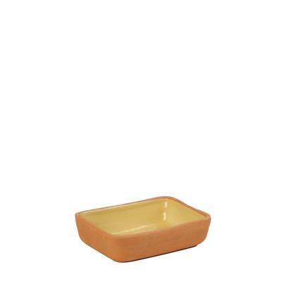 Πυρίμαχο Ορθογώνιο Μπώλ από Terracotta Κίτρινο 16.5x12x4.5cm NAK134K12-1 Espiel