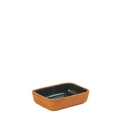 Πυρίμαχο Ορθογώνιο Μπώλ από Terracotta Γκρί 16.5x12x4.5cm NAK136K12-1 Espiel