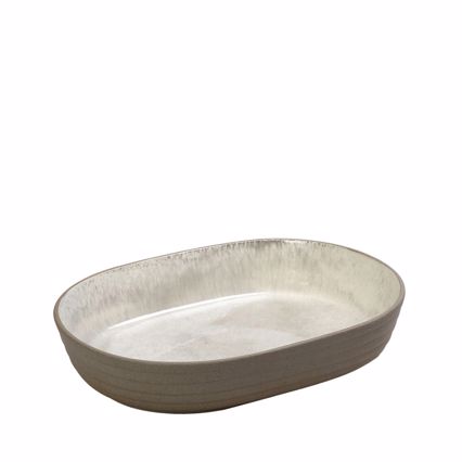 Σαγανάκι ''SPIRIT'' Stoneware Μπεζ 31x21x5.5cm NIC713K2 Espiel