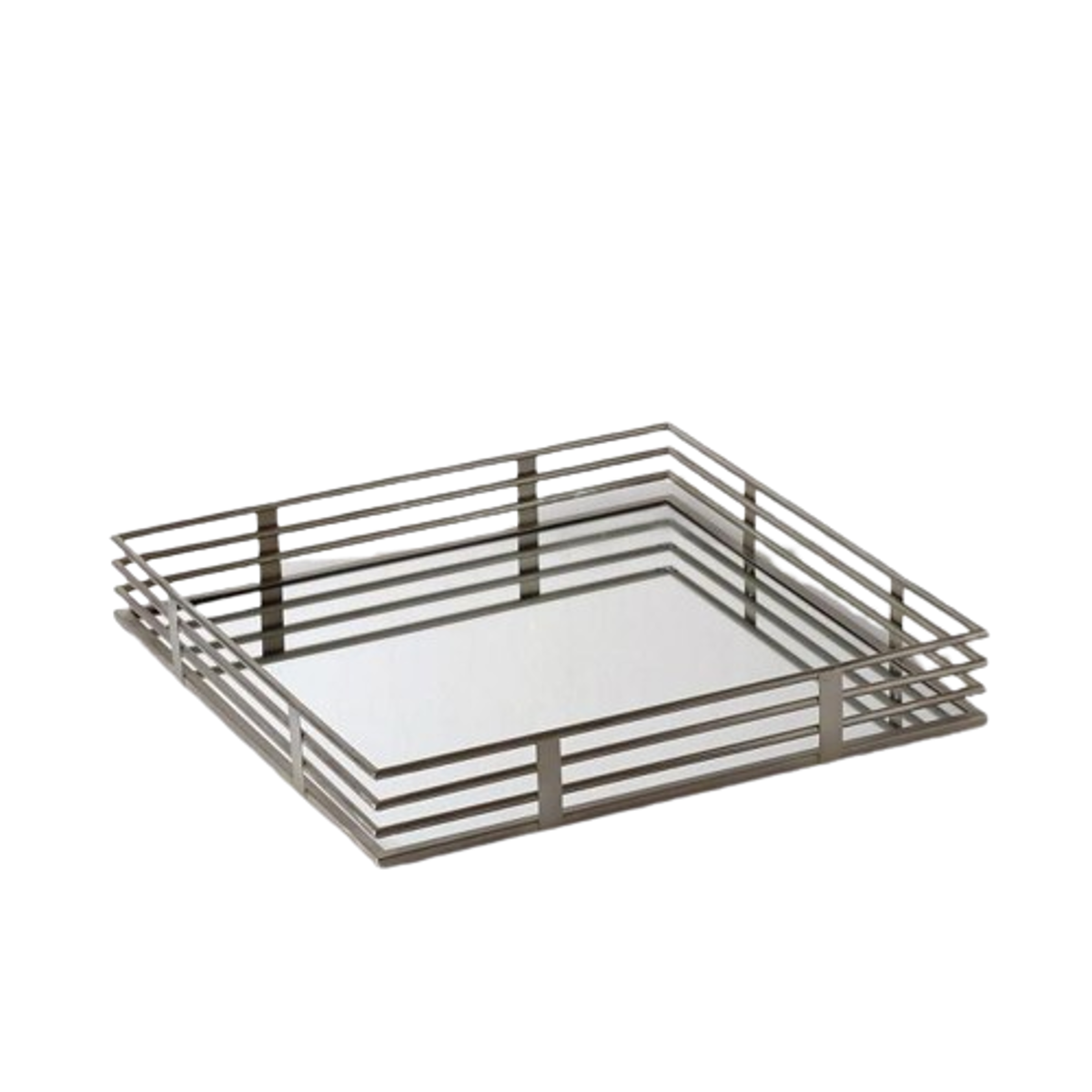 Diskos Metallikos Asimi me Kathrepti 40x40x6cm NID256 Espiel (Megthos: Large)