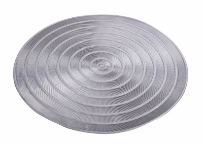 Σουπλά Στρογγυλό Ασημί PVC 38εκ PUL407K6 Espiel