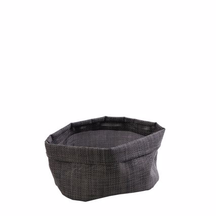 Ψωμιέρα Οβάλ Γκρι Pvc/Polyester 20X14X10.5cm PUL422K6 Espiel