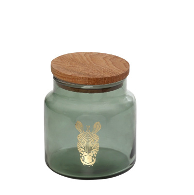 Δοχείο Γυάλινο Πράσινο με Καπάκι Φ10X11cm 635ml RAB615 Espiel