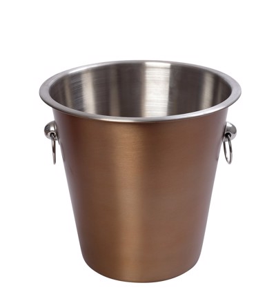 Σαμπανιέρα Ανοξείδωτη Χάλκινο Ματ Φ22x22cm RAP118 Espiel