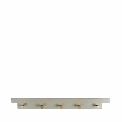 Κρεμάστρα 5 Θέσεων Γκρι από MDF 61x12x11cm REF102 Espiel