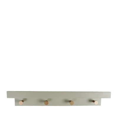 Κρεμάστρα 4 Θέσεων Γκρι από MDF 48.5x12x11cm REF105 Espiel