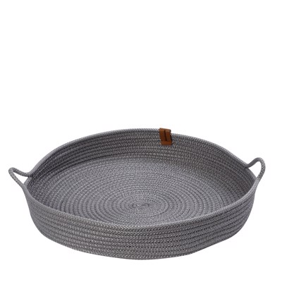 Δίσκος Στρογγυλός από Σχοινί Γκρι Φ36x6cm ROB104 Espiel
