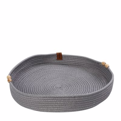 Δίσκος Στρογγυλός από Σχοινί Γκρι Φ35x5cm ROB110 Espiel