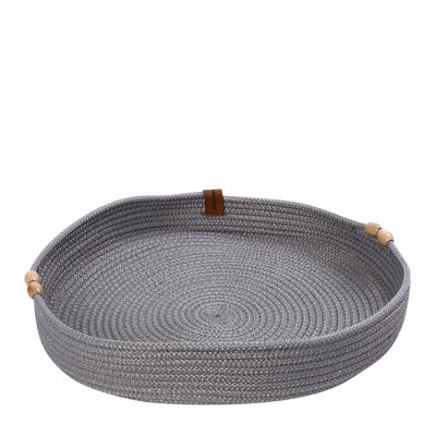 Δίσκος Στρογγυλός από Σχοινί Γκρι Φ35x5cm ROB110 Espiel