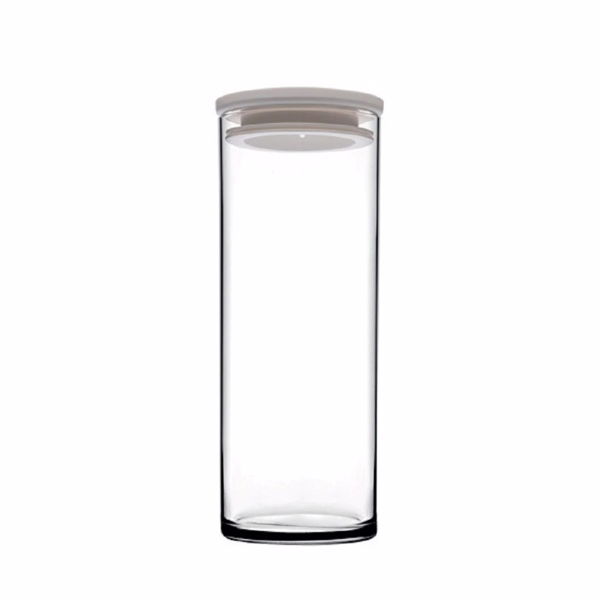 Doxeio Apothikefsis 'BREAKFAST CLUB' Gyalino me Lefko Plastiko Kapaki 1230ml 23.4cm SP43756G2W Espiel