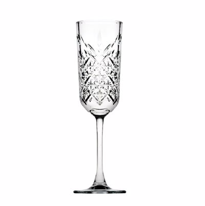 Ποτήρι Σαμπάνιας 'TIMELESS' Γυάλινο 175ml Φ6.4x22.5cm SP440356G4 Espiel