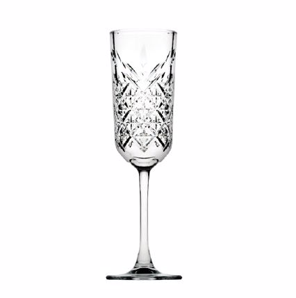 Ποτήρι Σαμπάνιας 'TIMELESS' Γυάλινο 175ml Φ6.4x22.5cm SP440356G4 Espiel