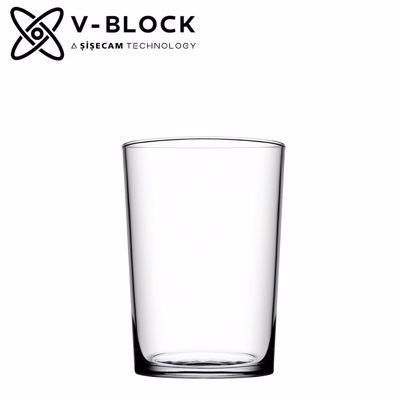 Ποτήρι Μπύρας New Bistro V-Block Tempered 510cc H:12.05cm D:8.8cm SPV42250K6 Espiel