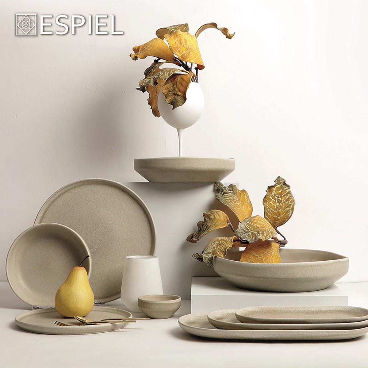 Piato Bathu Nordic ''NOAH'' Bez Stoneware F27.5x6.3cm TAP104K1 Espiel