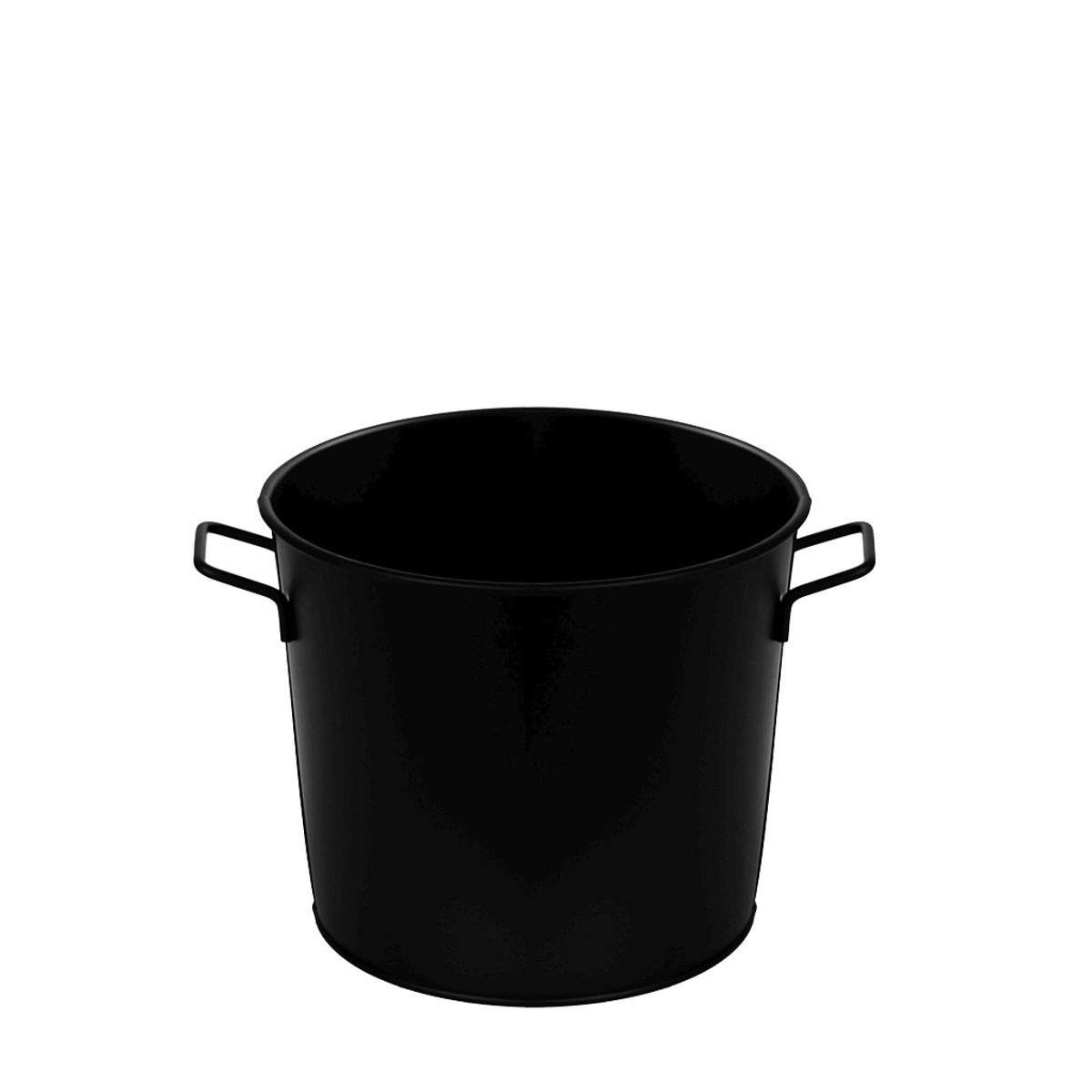 Sampaniera Metalliki Mat Mavri me Labes F22x19cm TEM230 Espiel