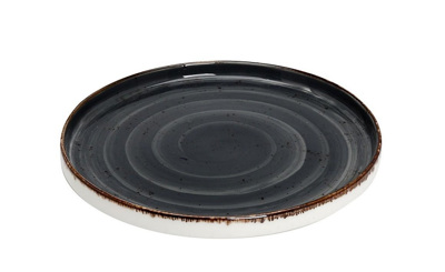 Πιάτο Ρηχό Πορσελάνης Γκρι Φ26X1.5cm TLG131K6 Espiel