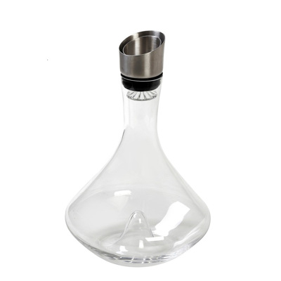 Καράφα Γυάλινη με Ασημί Πώμα 2300ml 4mm Φ19.5x29.5cm TOB101 Espiel