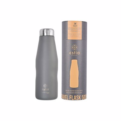 Estia Θερμός Travel Flask 500ml ''Save the Aegean'' Fjord Grey 01-8550