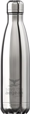 Estia Thermos Travel Flask 500ml Save the Aegean Nickel 01-9021