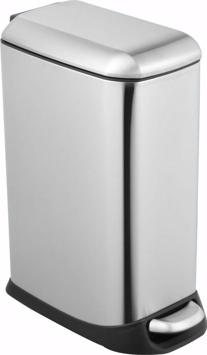 ESTIA Χαρτοδοχείο Slim Inox Ματ 20lt 01-9137