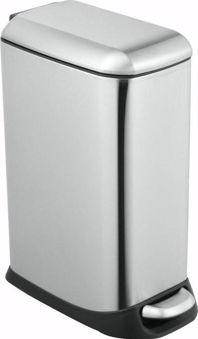 ESTIA Χαρτοδοχείο Slim Inox Ματ 20lt 01-9137
