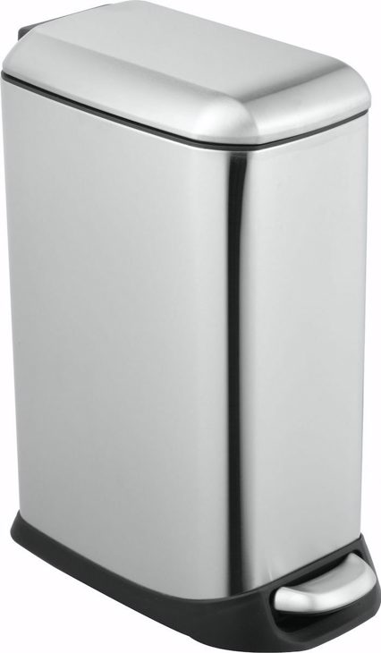 ESTIA Χαρτοδοχείο Slim Inox Ματ 20lt 01-9137