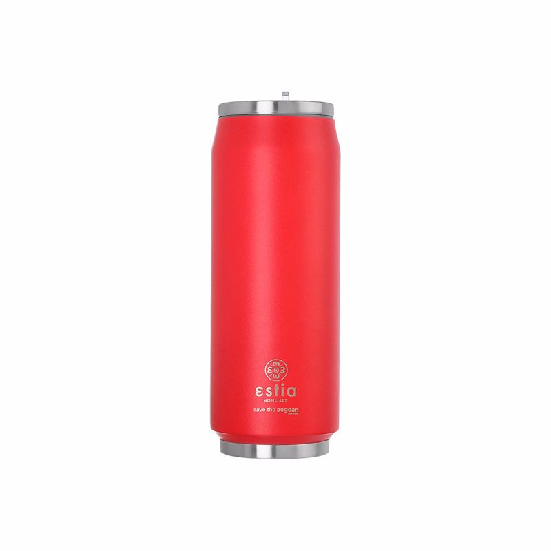 Estia Thermos Travel Cup ''Save the Aegean'' 500ml Scarlet Red 01-9854