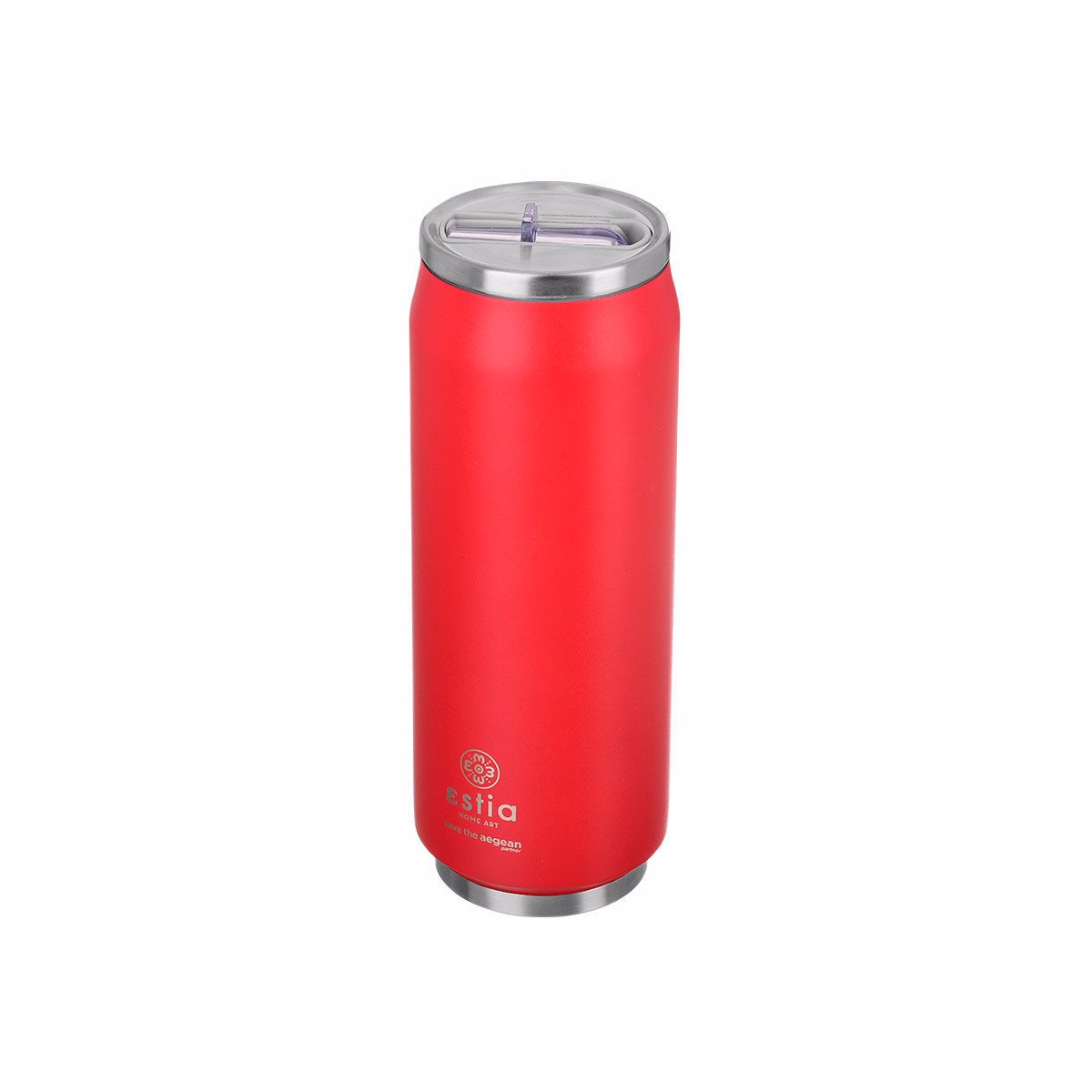 Estia Thermos Travel Cup ''Save the Aegean'' 500ml Scarlet Red 01-9854