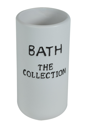 Estia Ποτηράκι μπάνιου Τhe Collection 6X13εκ λευκό 02-6372