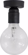 Heronia Fotistiko Orofis Plastiko KA-01CE  Mavro E27 7X7cm 31-0754