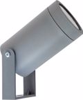 Heronia Spot Exoterikou Xorou Plastiko C-06 Ggri GU10 LED 6X6,8X15cm 15-0126