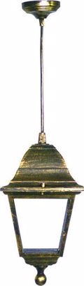 Heronia Kremasto Fotistiko Exoterikou Xorou Plastiko LP-510K Bronze E27 14,5X14,5X96cm 11-0042