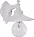 Heronia Aplika Toixou Exoterikou Xorou Plastiko LP-150AN-S Lefko E27 18X24X14,5cm 07-1236