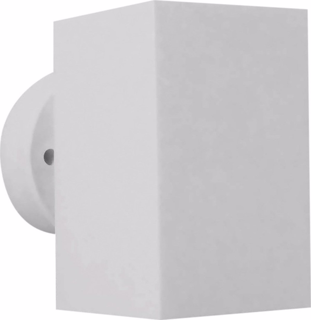 Heronia Aplika Toixou/Spot Exoterikou Xorou Plastiko C-04 Lefko GU10 LED 6,5X10X10cm 15-0107