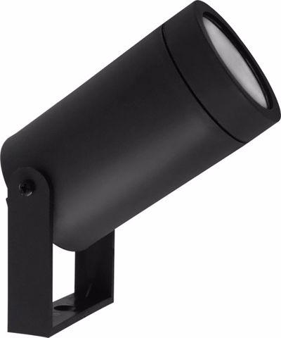 Heronia Σπότ Εξωτερικού Χώρου Πλαστικό C-06 Μαύρο GU10 LED 6Χ6,8Χ15cm 15-0113