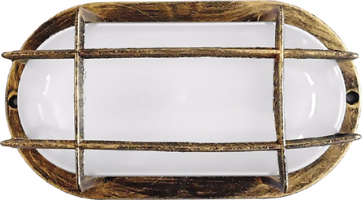 Heronia Aplika Toixou Exoterikou Xorou Plastiko Xelona SLP-400 Bronze E27 10,5X20,5X11cm 13-0033