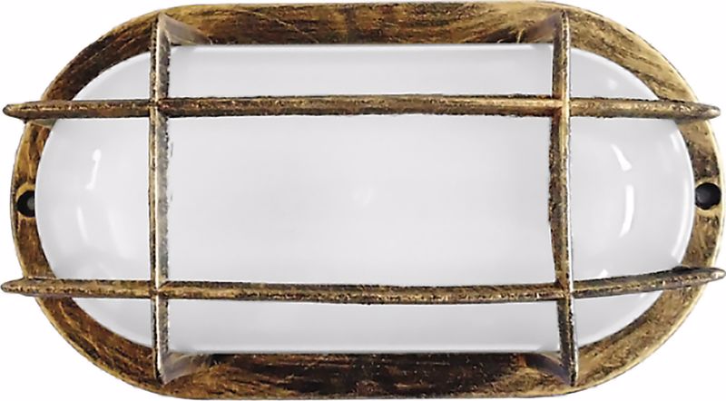 Heronia Aplika Toixou Exoterikou Xorou Plastiko Xelona SLP-400 Bronze E27 10,5X20,5X11cm 13-0033
