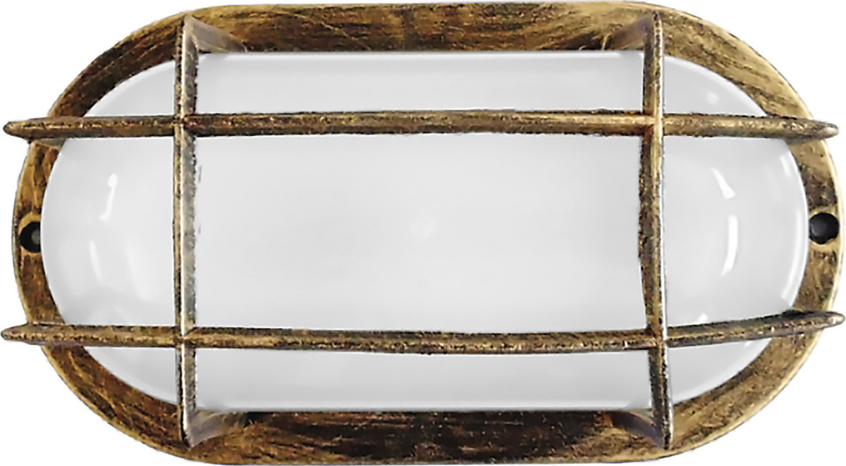 Heronia Aplika Toixou Exoterikou Xorou Plastiko Xelona SLP-400 Bronze E27 10,5X20,5X11cm 13-0033