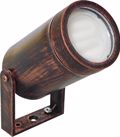 Heronia Spot Exoterikou Xorou Plastiko C-06 Xalkos GU10 LED 6X6,8X15cm 15-0129