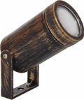 Heronia Spot Exoterikou Xorou Plastiko C-06 Bronze GU10 LED 6X6,8X15cm 15-0128
